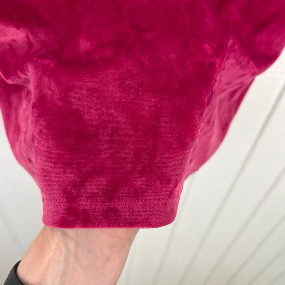 A New Day Target Women Short Sleeve Top Blouse Fairy Holiday Pink Size Medium - Picture 2 of 7